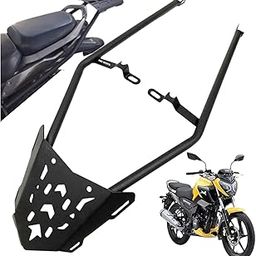 Dhe Best Bike Top 1 Metal Top Carrier/Luggage Rack Black Black Suitable for TVS Raider 125-picture-13
