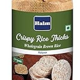 HAIM Organic Crispy Rice Thick Wholegrain Brown Rice with Multigrain (Jowar, Bajra & Ragi) (Vegan, All Natural, Gluten Free), 110 g-image-96