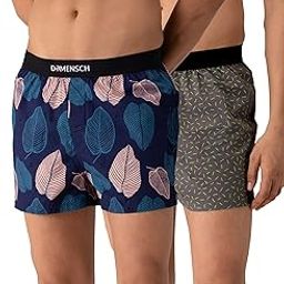 damensch Men's Cotton Boxers (Pack of 2) (DAM-PRIN-SBX-RIB-ABG-PACK-2-XL_Rio Blue, Albert Grey_XL)-picture-47