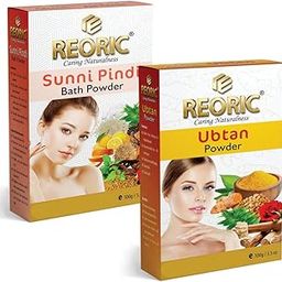 Reoric sunnipindi bath powder and ubtan powder for skin whitening |bath powder sunnipindi |natural ubtan powder for body |natural bath powder, unisex(200g,Pack of 2)-image-39
