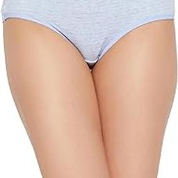 Women's Cotton Mid Waist Bikini Panty in Blue-image-27
