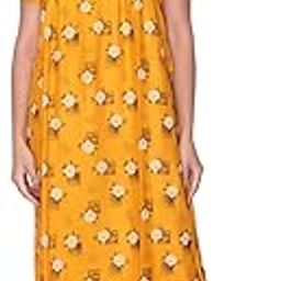 Women’s Cotton Nightdress Printed Maxi Nighty-image-6