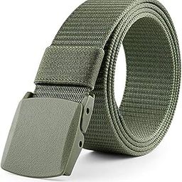 Unisex Nylon & Canvas Waist Belt (BLT067_04_Green)-image-31