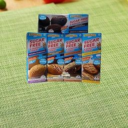 Sugarless Bliss Sugar-Free Digestive Assorted Cookies – 1kg Pack of 5 (200g Each) Vanilla, Chocolate, Fig, Ginger, Peanut Butter | No Added Sugar Healthy Snack-image-45