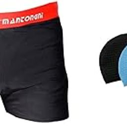 MENS COSTUME IS-5248 BLACK RED MANTONGNI SIZE FREE SIZE WITH 100% SILICONE SWIMMING CAP BIG DIMPLE BLUE-image-60