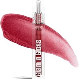 London Girl Glam n Gloss Lip Gloss Plump-Up Lightweight Lip Gloss With High Shine Glossy Finish For Fuller And Plump Lips - 01 (Cherry Pop)-image-3