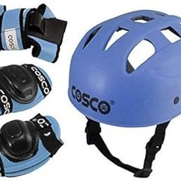 Cosco Protective Kit for Skating, 4 in 1 Protective Kit Includes 1 Head, 2 Knee 2 Elbow & 2 Pam Guards Skating Kit - Beginner, Multicolor-18