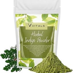 Vvitals Indigo Powder Organic For Hair - 200gm - Indica For Natural Color, 100% natural, No added preservatives-picture-45