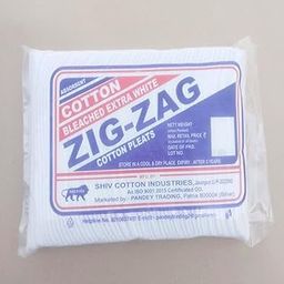 300gm Zig-Zag Cotton Pleats, Bleached Extra White, Absorbent, Surgical Dressings First Aid Cotton Roll High Absorbency | Absorbent Pure Cotton Roll for Baby care | Cometic & Skincare Use | Soft Cotton for cleaning Wound's | Art & Craft's | Medical Use | beauty care and multipurpose-picture-25