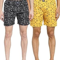 Men's Printed Boxer Shorts (Pack of 2)-image-55