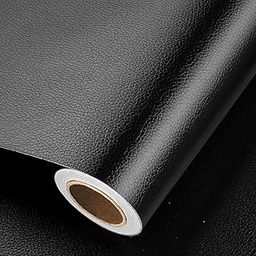 AARUX Black Leather Repair Patch | Self Adhesive Leather Repair Patch for Bean Bag, Sofas, Couch, Furniture, Car seat, Hand Bags | Anti-Scratch Leather Patch Quick Fix and Waterproof (30 * 60Cm)-image-98