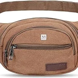 nfi essentials Waist Chest Bag for Men Women Belt Sling Pouch Crossbody Unisex Crossover Fanny Pack One Side Travel Hiking Zip Bag Multipurpose Canvas Adjustable Strap Shoulder Running Money Phone Bag-picture-5