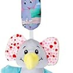 PRIWOXA Baby Crib & Stroller Plush Playing Toy Car Hanging Rattles for Infants (Multicolour, Shark),Polyester (Elephant)-image-69