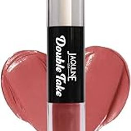 JAQULINE USA Double Take Matte & Gloss Lipstick (6.5 ml) Cocoa Drizzle 01-image-71