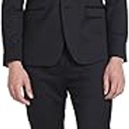 Men's Polyester Double Breasted Business Suit Pants Set-16