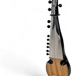 Generic Sarod Miniature, Wood Musical Instrument Showpiece for Office Desk, Home Decor, Car Dashboard (Does not Produce Sound)-picture-23