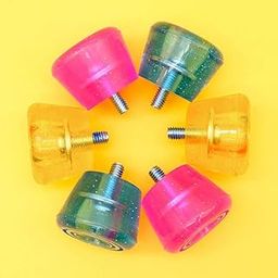 Calandis Skates Top Stopper Roller Inline Skate Brake Block Blocker Pads Plugs Pink-picture-25