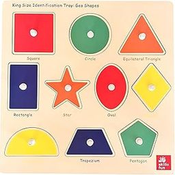 Skillofun Star & Shape Blocks for Kids 1 Years Old Girl Or Boy | Educational Toys for 1+ Year Old | Shape Sorter Toys | Toddler Activity Toys | Brain Toys | Wooden Puzzles-image-66