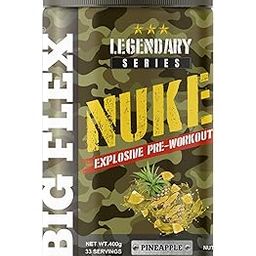 Bigflex Nuke Pre Workout Powder| 33 Servings |Energy Booster| (Pineapple, 400 gm)-27