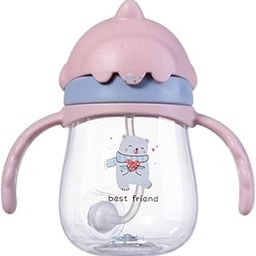 FunBlast Training Sipper Cup, BPA Free Tritan Material 350 ML, Kids Water Bottle, Anti-Spill Sippy Cup with Soft Silicone Spout, Training Sipper Cup with Handles, Sippy Cup for Infant/Toddler-picture-14