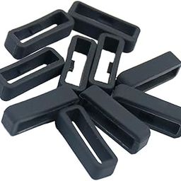CALANDIS® 10x Silicone Fastener Rings for Garmin Fenix 5/5s/5x Series 5s 5s Plus 20mm-image-13