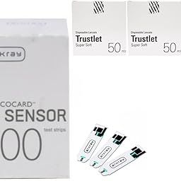 ARKRAY Glucocard 01 Mini 100 Strips with 100 Lancets-26