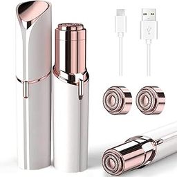 Feelon facial epilator hair removal machine for women - face, chin, cheek, eyebrow, upper lip hair remover for women, usb rechargeable epilator machine-image-2