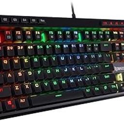 Redragon K580 VATA RGB USB LED Backlit Mechanical Gaming Keyboard with Macro Keys & Dedicated Media Controls, Onboard Macro Recording (Blue Switches)-14