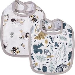 Mee Mee Baby Cotton Apron, Feeding Bibs Washable, Bibs Set for 0-12 Month (Pack of 2)-picture-18
