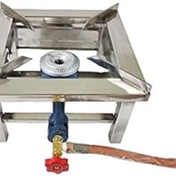 Stainless Steel Commercial Open Gas Stove 1 Burner Cooktop | For Hotels & Restaurants-image-22