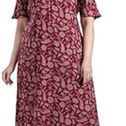 CS5003 Premium Rayon Cotton Short Nighty | Everyday Wear | Stylish-image-53