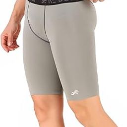 ReDesign Apparels Men Compression Nylon Short Tights (Light Grey, Medium) Shorts-picture-30