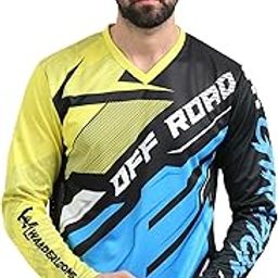 WANDERLOOMS Off-Road Riding Jersey Tshirt for Men | Graphic Printed Full Sleeve Riding Jersey for Bikers | Sports Tshirt for Men-image-56