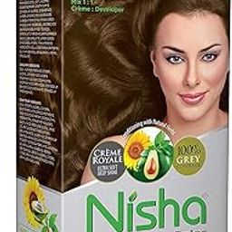 Nisha Cr�me 5.0 Light Brown Hair Color, No Ammonia, Long-Lasting, Hair Colour For Women �-image-70
