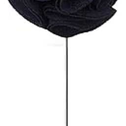 Floral Elegance - Blue Colored Brooch/Lapel Pin for Men-12