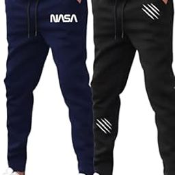 Classic Fit Men's Cotton Trackpants for Athletes(Pack of 2) XXL Multicolour-picture-24