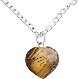 Reiki Healing Crystal Heart Pendant Necklace for Women and Girls Jewellery | Heart Stone Pendant for Couple Fashion| Gifts for Women, Girls Birthday-image-35