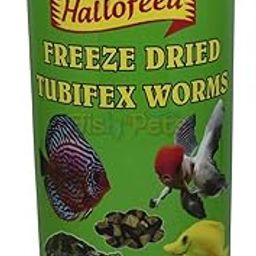 Hallofeed Freeze Dried Tubifex Worms Fish Food | 100 Gms- Central Fish Aquarium,All Life Stages, 1 Count-picture-18