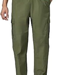 Rove Ripstop Cargo | Solid Relaxed Fit Cargo Pant for Men with 5 Pockets-image-11