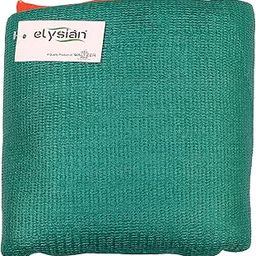 Elysian Green Shade Net UV Stabilized Agro Net Multi-Purpose Green House Garden Sunlight Protection Balcony, Homes, Terrace, Dust & Protect Flowers and Plants, Green (5X10 ft)-23
