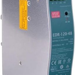 MW Mean Well Metal Enclosure EDR-120W-12/24/48V Economy Single Output Industrial DIN Rail AC-DC (EDR-120-48)-image-66