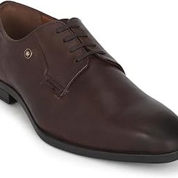 Men Solid Derby Formal Imported Premium Leather Light Weight Breathable Lining Slip Resistant Flexible Toe Shoes-image-59