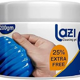 (Blue Pack 1 Multipurpose Keyboard PC Dust Cleaning Cleaner Slime Gel Jelly Putty Kit Magic Universal Super Clean Gel for Keyboard Laptop Car Accessories Electronic Product per Container 200gm-image-56