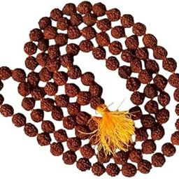 Nepali Rudraksha Mala 108 Beads Original Certified AA++ Quality 5 Mukhi Rudraksha Mala Mahadev Rudraksha Mala Ruthratcham Malai Rudraksha Rosary For Men & Women पांच मुखी रुद्राक्ष माला-6