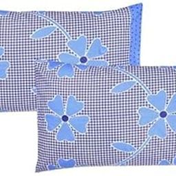 ViVAN : Era of Warmth & Comfort 180 TC Microfiber Super Soft Printed King Size Pillow Covers, Set of 2 Pcs (17X27 inches, (Blue)-image-13