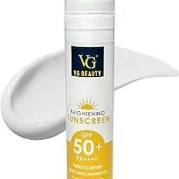 VG Beauty Brightening Sunscreen, SPF 50+ PA++++, Water Resistant, 50ml-image-22