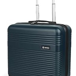 Laptop Bag Bolt Hard Top Overnighter Carry-on | Polycarbonate Hard Case Luggage 8 Spinner Wheel 40 cms | Laptop Trolley Bag with Number Lock | Business Trolley Bag - Men & Women, Blue-0