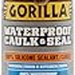 Gorilla Clear 100 Percent Silicone Sealant Caulk, Waterproof and Mold & Mildew Resistant, 10 Ounce Cartridge, Clear, (Pack of 1)-picture-16
