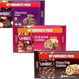 Unibic Foods India Pvt LTD Assorted Cookies|Fruit & Nut, Choconut, Chocochip|Combo Gift Pack|Pack Of 3|900 Gm-image-81