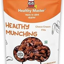 Healthy Master Chocolate Cream Fills 200 g | choco bites filled with chocolate | Healthy Breakfast Cereal | Kids Favourite Choco Fills-image-9